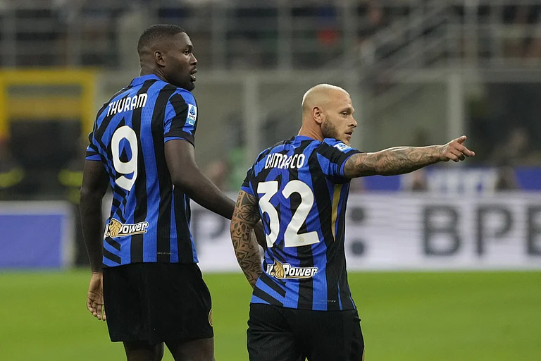 Inter Milan players celebrate. - | Photo: AP/Luca Bruno